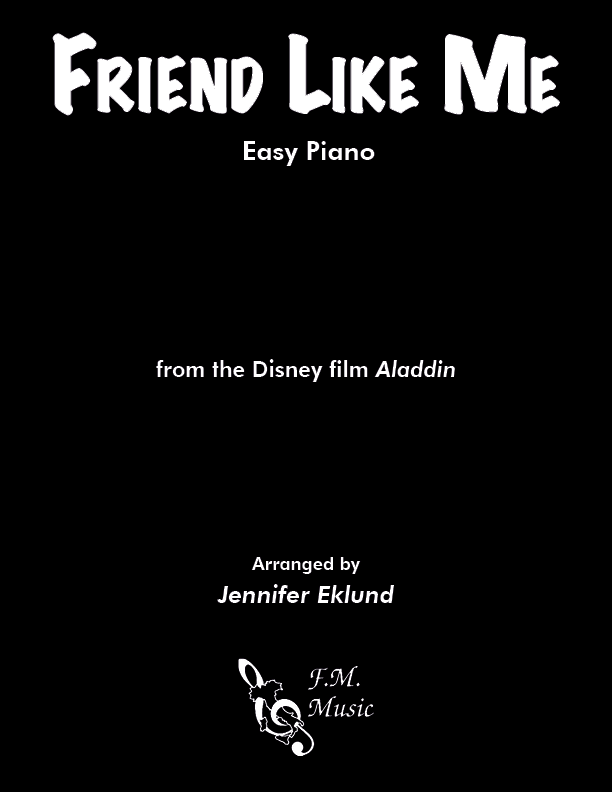 Friend Like Me (from Aladdin) (Easy Piano)